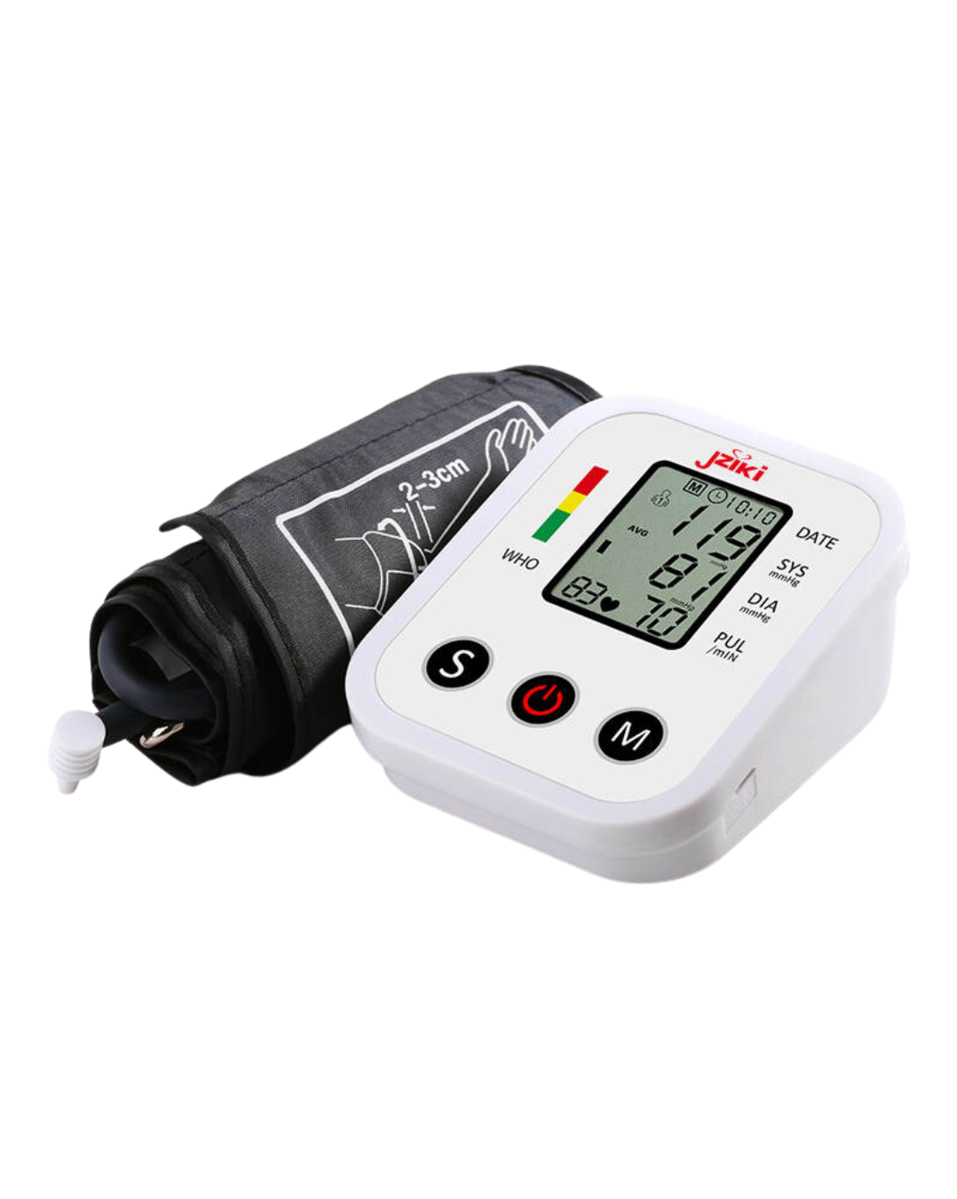 Tensiómetro Digital de Brazo con Voz en Español, Baterias y Adaptador