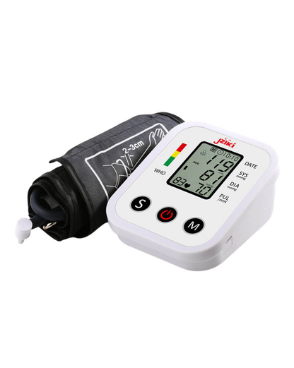 Tensiómetro Digital de Brazo con Voz en Español, Baterias y Adaptador