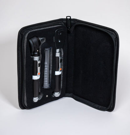 Kit de Diagnóstico Otoscopio y Oftalmoscopio de Fibra Óptica LED – Profesional
