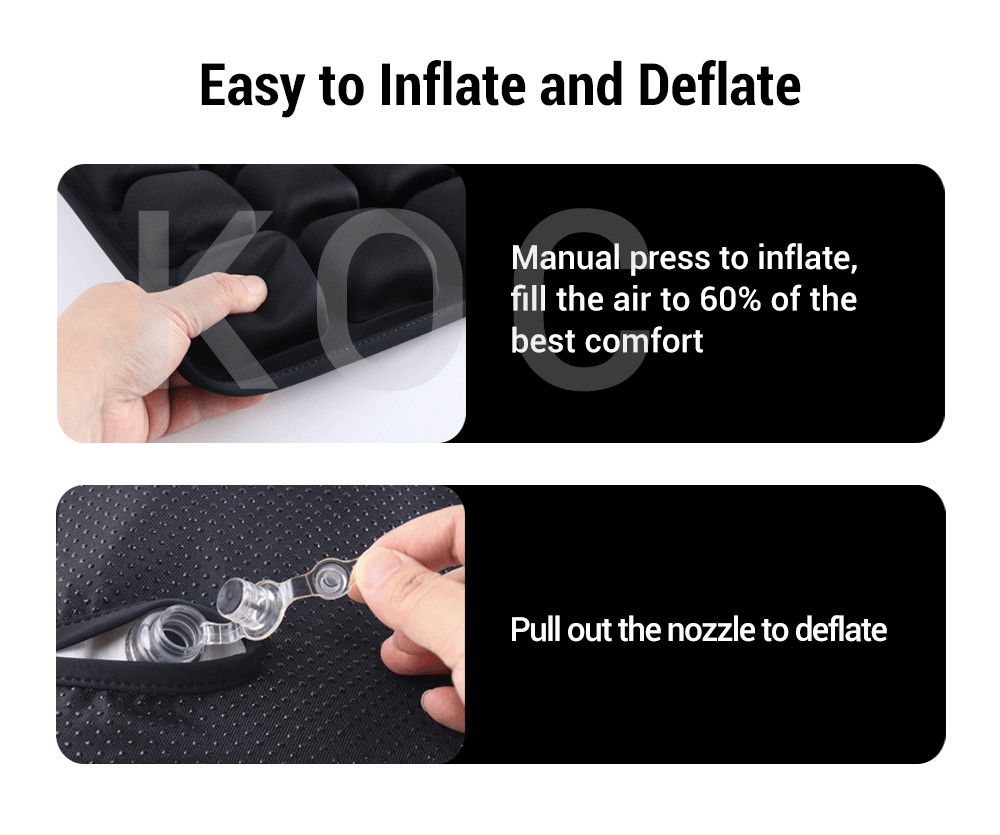 Cojín Antiescaras de Aire para Silla de Ruedas - Dropket