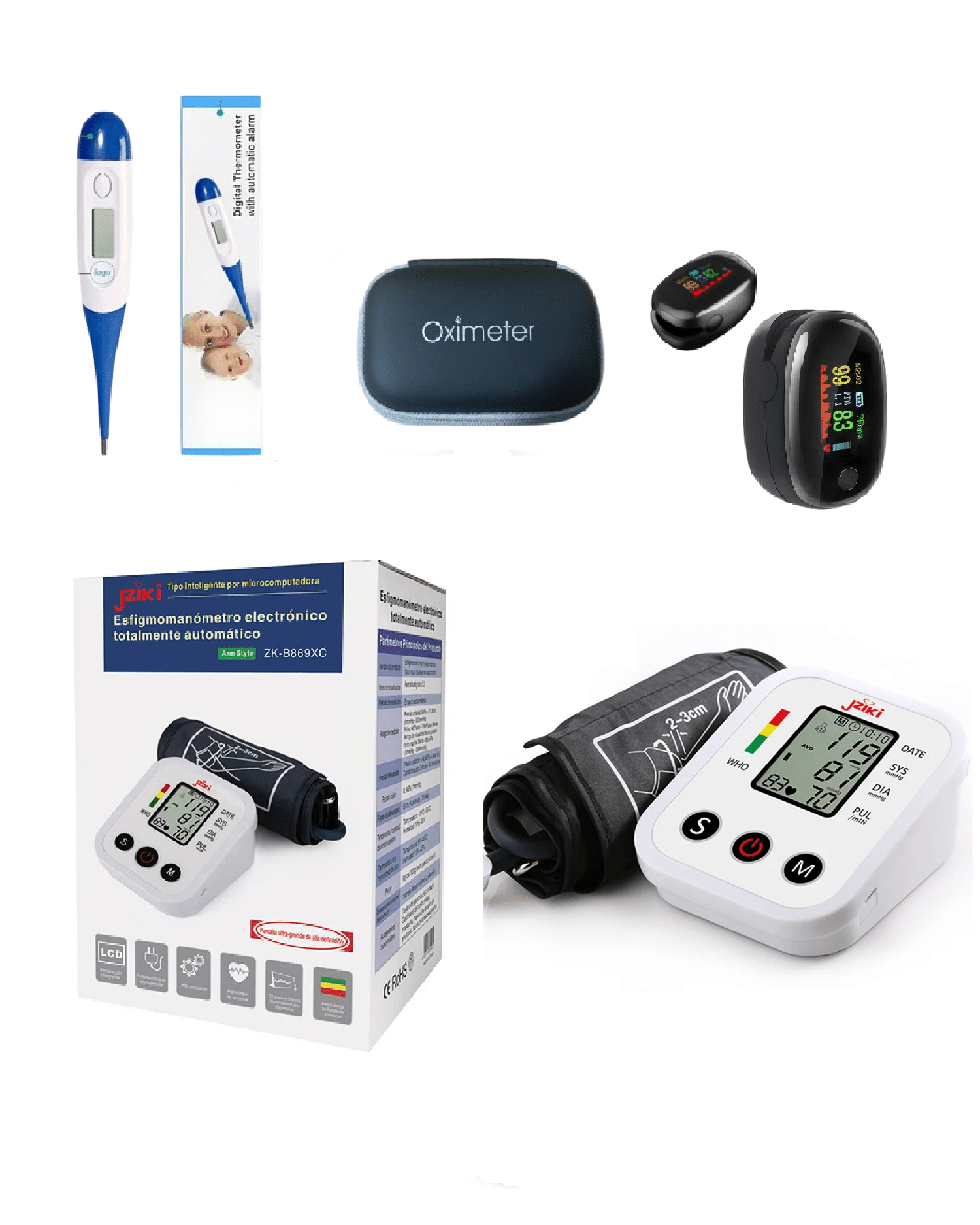 Combo 1: Oxímetro + Tensiómetro Digital + Termómetro de Obsequio - Dropket