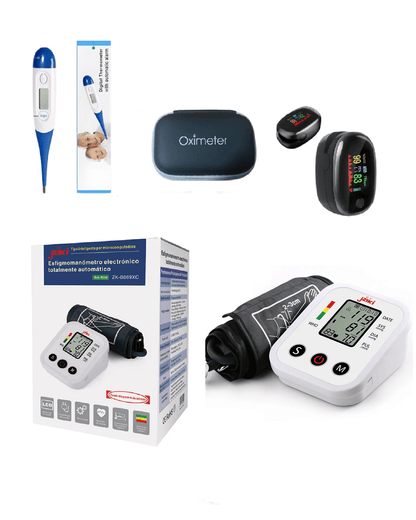 Combo 1: Oxímetro + Tensiómetro Digital + Termómetro de Obsequio - Dropket