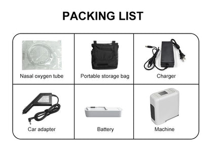 Concentrador de Oxígeno Portátil – Compacto y Recargable - Dropket