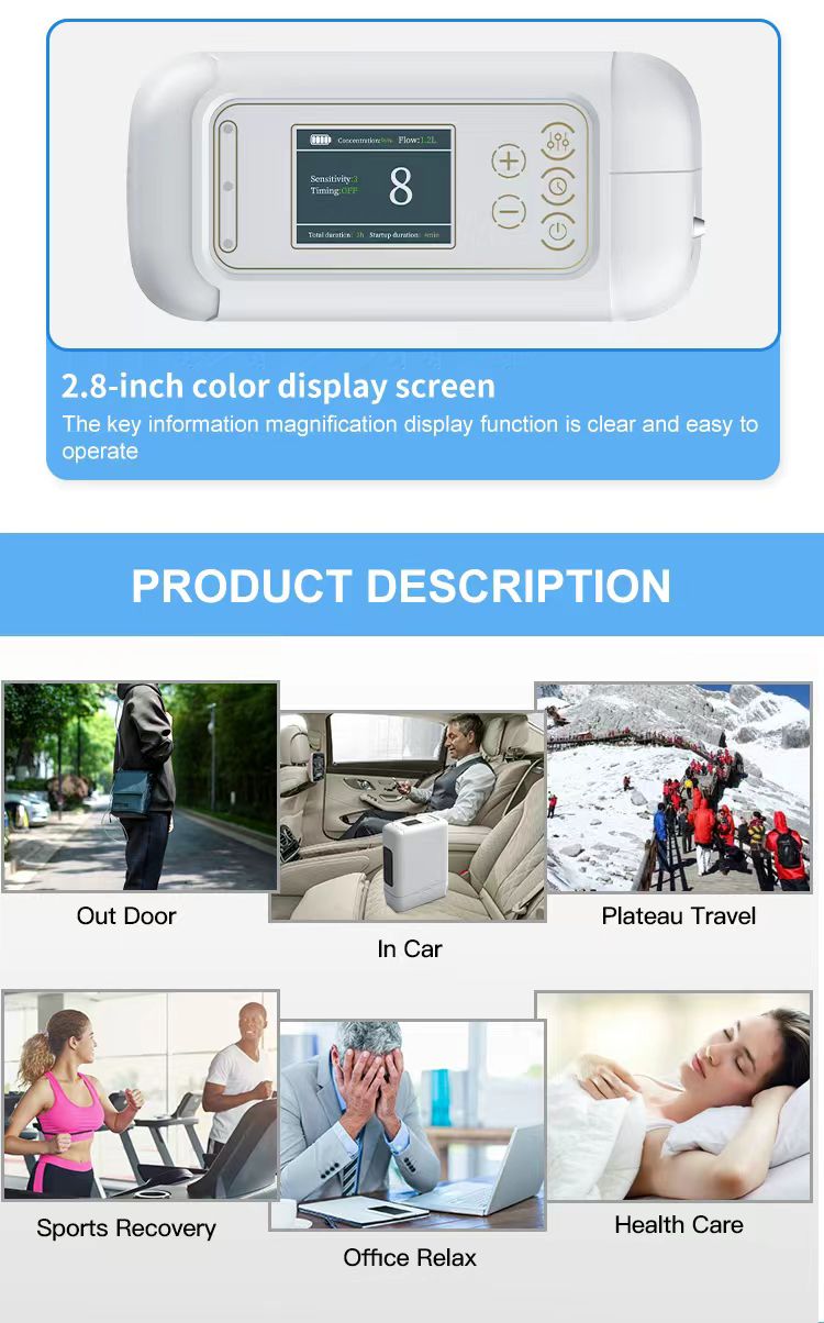 Concentrador de Oxígeno Portátil – Compacto y Recargable - Dropket