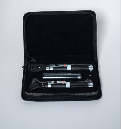 Kit de Diagnóstico Otoscopio y Oftalmoscopio de Fibra Óptica LED – Profesional - Dropket