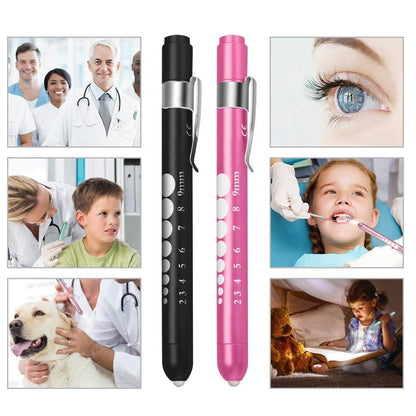 Linterna Médica LED Tipo Penlight – Evaluación Pupilar y Diagnóstico Clínico - Dropket