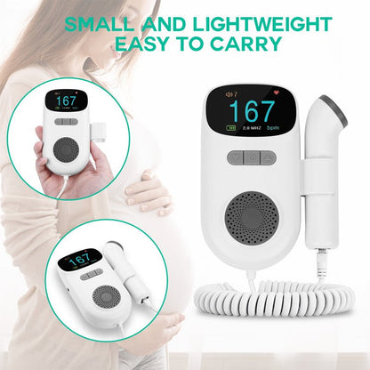 Monitor Doppler Fetal con Audio Claro y Pantalla Grande - Dropket