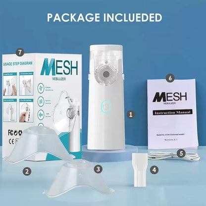 Nebulizador Mesh Portátil – Inhalador Silencioso - Dropket