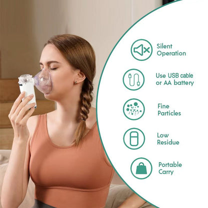 Nebulizador Portátil MESH Silencioso (Adulto y Niño) - Dropket