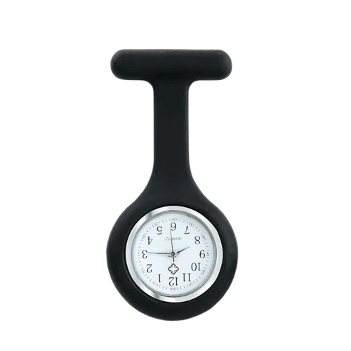 Reloj de Enfermería con Broche de Seguridad en Silicona (Multicolor) - Dropket