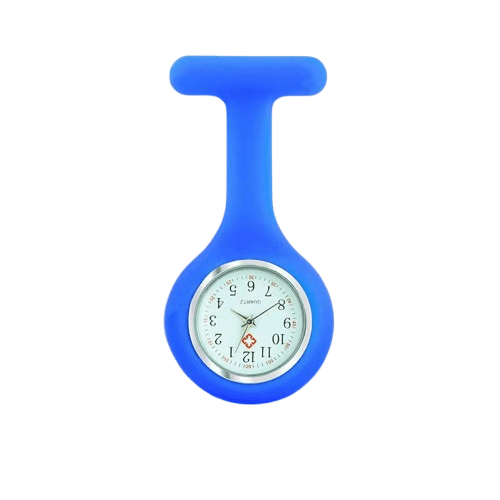 Reloj de Enfermería con Broche de Seguridad en Silicona (Multicolor) - Dropket