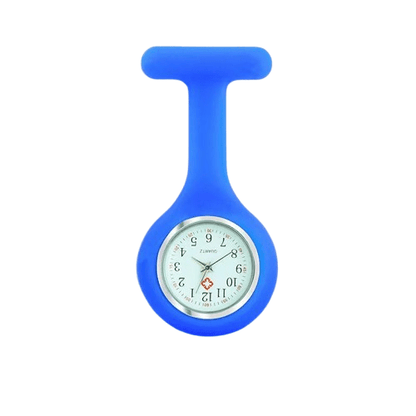 Reloj de Enfermería con Broche de Seguridad en Silicona (Multicolor) - Dropket