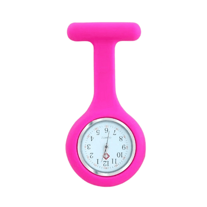 Reloj de Enfermería con Broche de Seguridad en Silicona (Multicolor) - Dropket