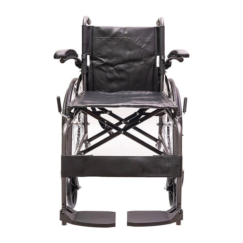 Silla De Ruedas En Acero Con Apoyabrazos Abatibles Konfort Plus KBE9119F - Dropket