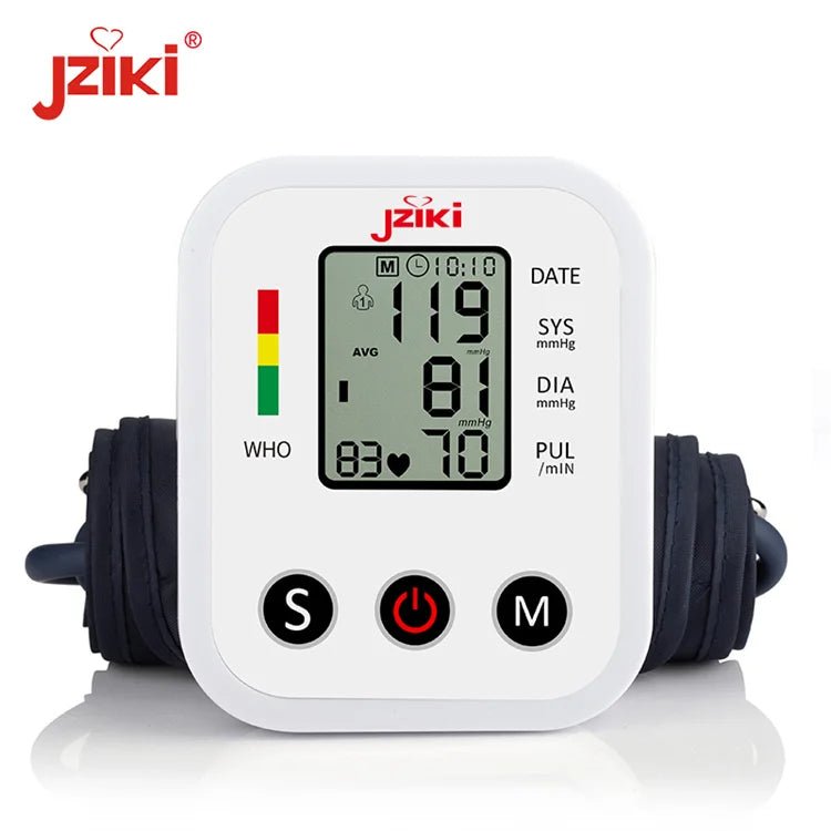 Tensiómetro Digital de Brazo con Voz en Español, Baterias y Adaptador - Dropket