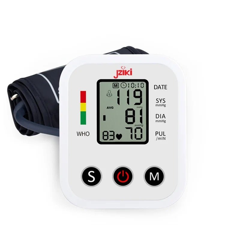 Tensiómetro Digital de Brazo con Voz en Español, Baterias y Adaptador - Dropket