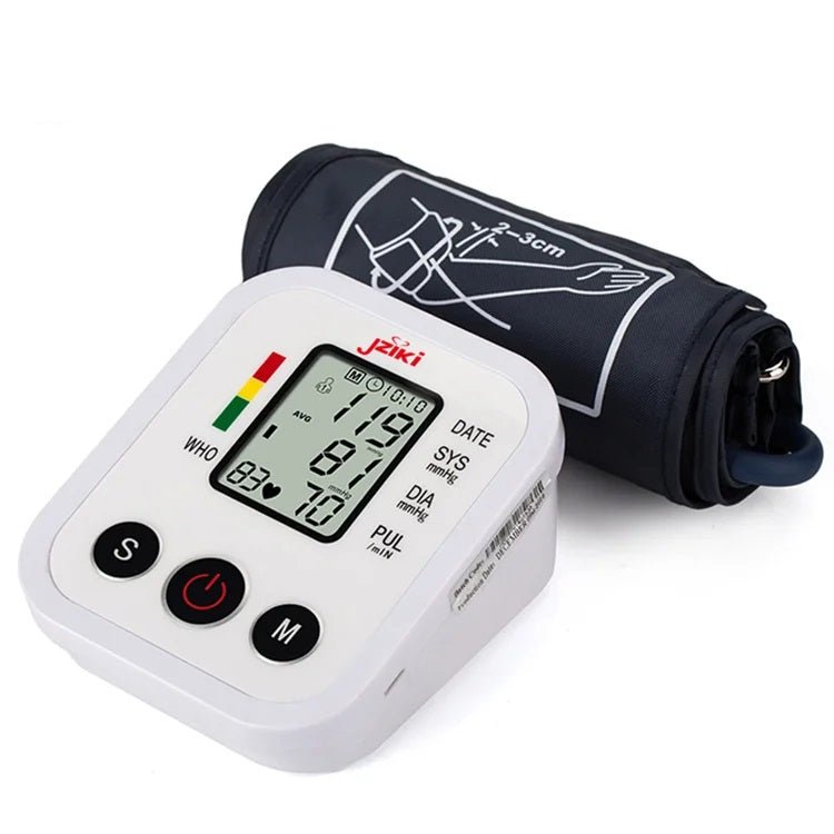 Tensiómetro Digital de Brazo con Voz en Español, Baterias y Adaptador - Dropket